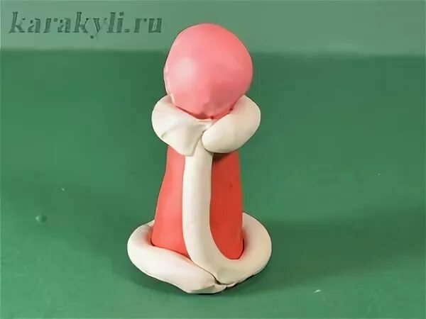 Лепка из пластилина девочка в зимней шубке