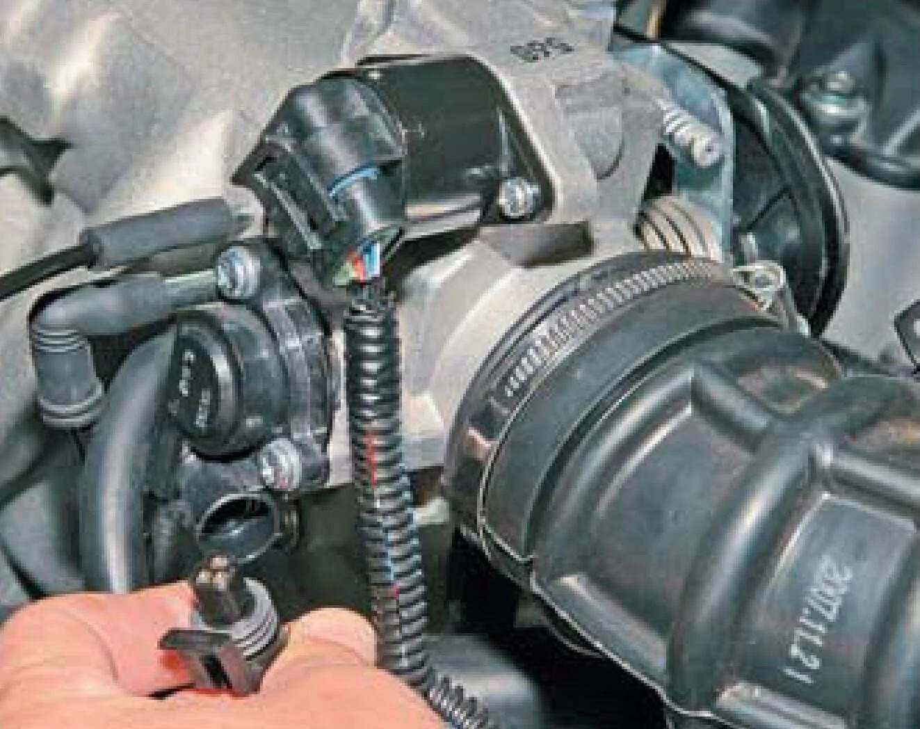 Клапан холостого хода и картерные газы - Toyota Raum (10), 1,5 л, 1997 года свои
