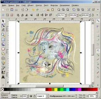 Графический редактор inkscape является