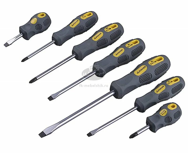 Отвертка шлиц sl6,0*100мм "сибртех". Отвертка комбинированная sl6,0 / ph2// sparta. 5. 19675 отвертка рн2x100мм энкор. Отвёртка шлицевая sl3, 100 мм.