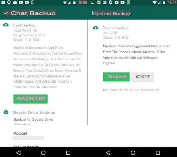 Как сделать резервное копирование ватсап на андроиде. Whatsapp резервное копирование при входе. как отключить резервное копирование в whatsapp на iphone. whatsapp/backups/backup_settings.json.crypt14.