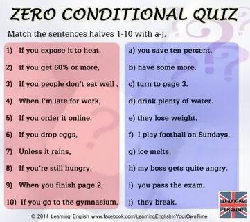 Conditionals quiz