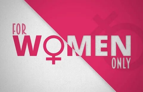 The only woman