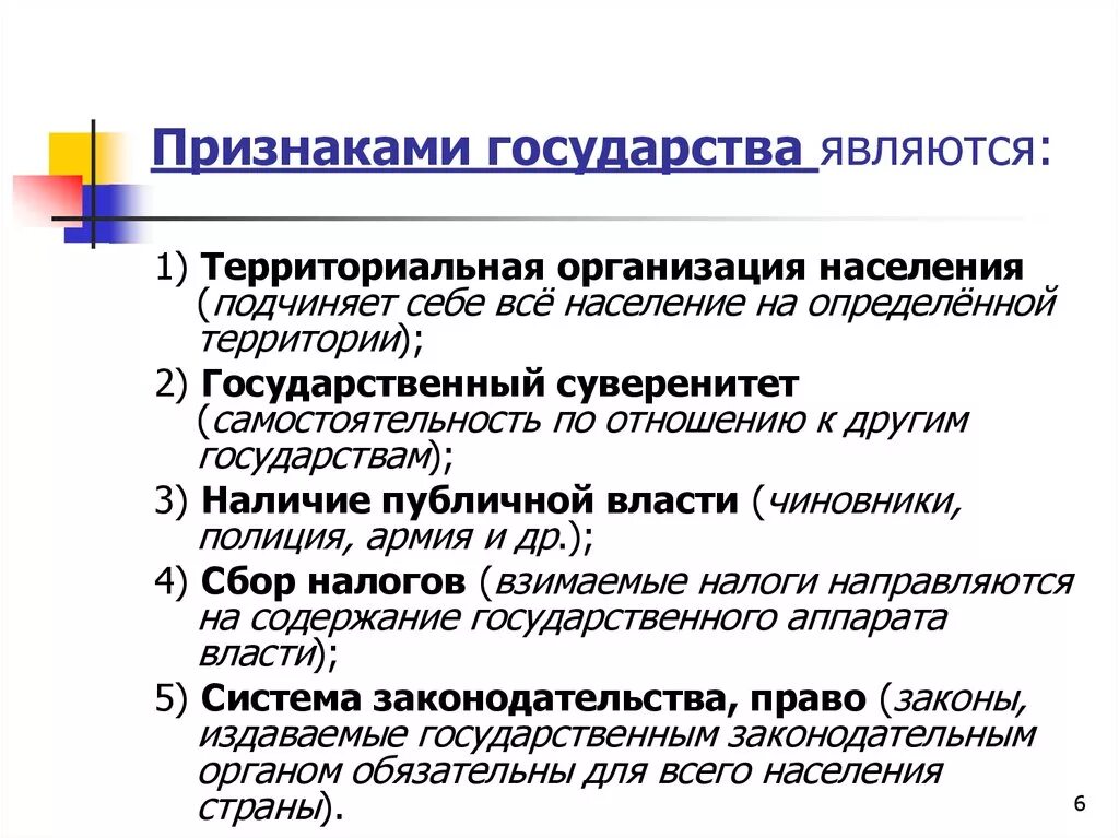 Обязательным признаком любого государства является. Признаком государства является. Признаки государства. Основными признаками государства являются. Существенными признаками государства являются.