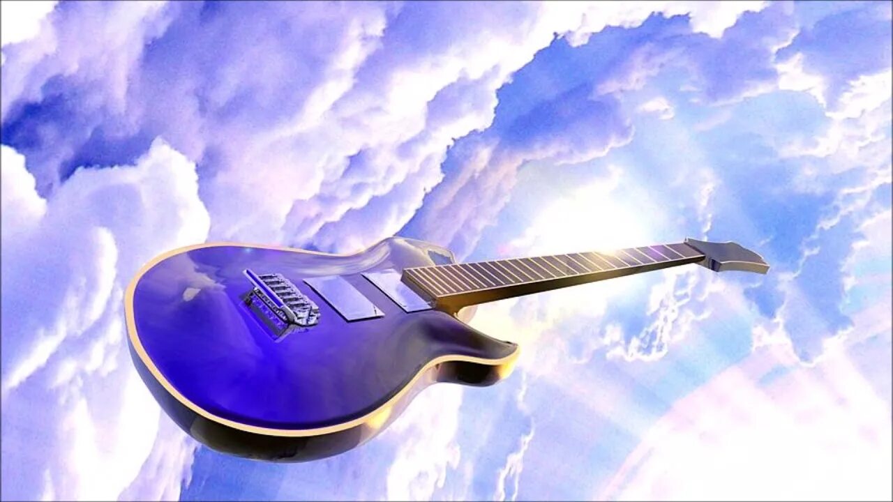 Песня облаков гитара. Гитара на фоне неба. Гитара фон. Небесная гитара. Гитара в небе.