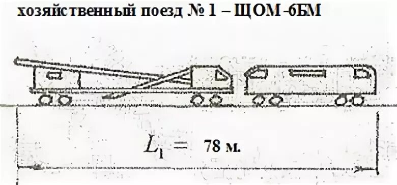 Состав хозяйственного поезда