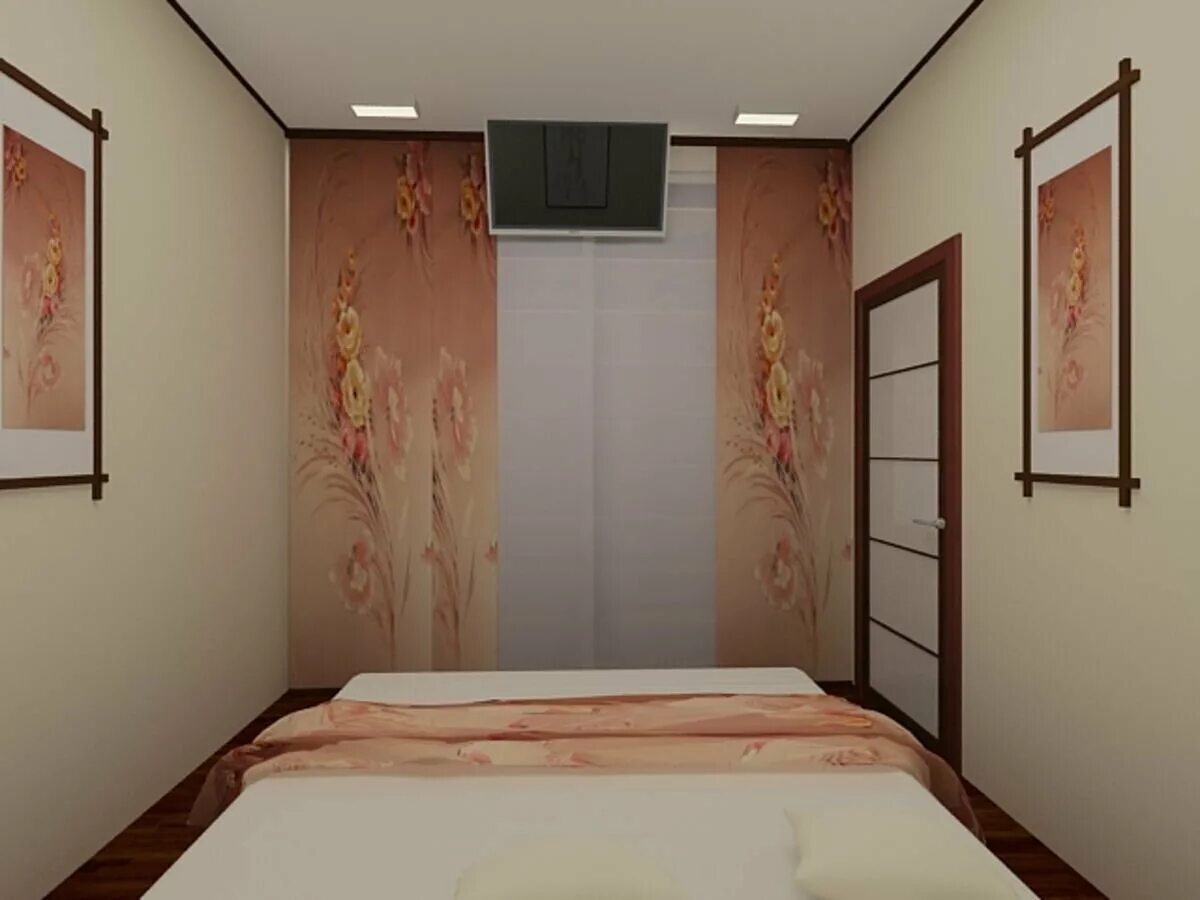 Спальня в малогабаритной комнате. Маленькая спальня без окна. Маленькая спальня без окна. Уютные маленькие спальни. Спальня за перегородкой.