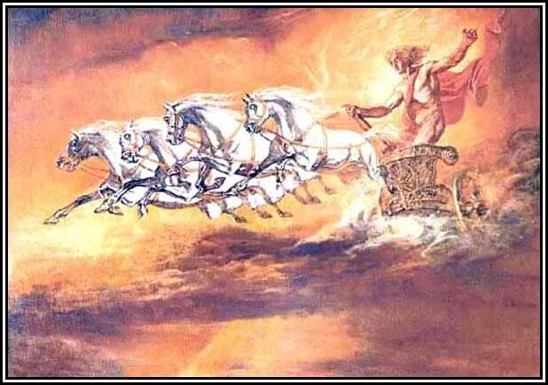Гелиос Бог солнца. Бог Гелиос на колеснице. Фаэтон колесница древняя Греция. Греческая мифология колесница Гелиоса. Конь в колеснице немезиды 6 букв