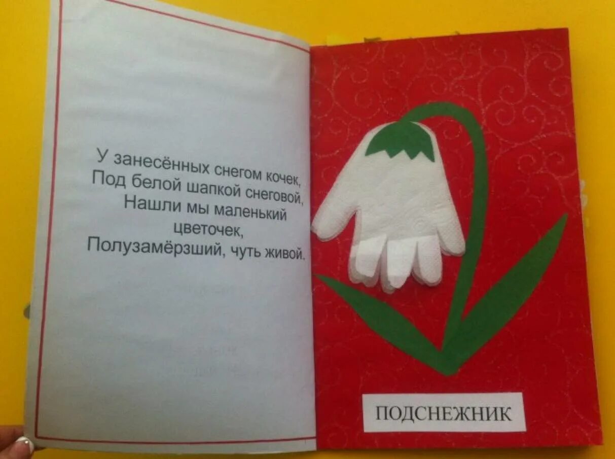 Сделать красную книжку малышку
