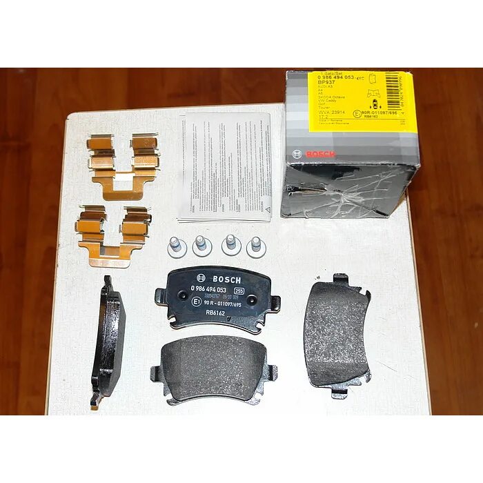 колодки фольксваген тигуан. 3c0698151c / 5k0698151. оригинальные колодки тигуан.