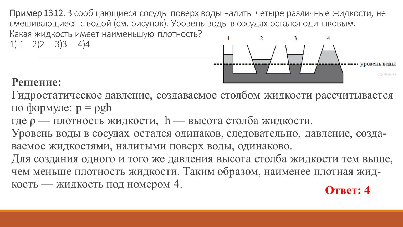 В сосуд плотностью 998. Уровень воды в сообщающихся сосудах. Сообщающиеся сосуды поверх воды. Сообщающиеся сосуды с разными жидкостями. Сообщающиеся сосуды примеры.