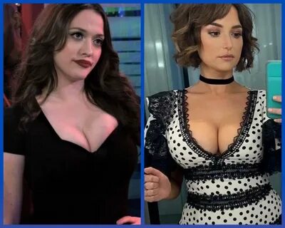 Kat Dennings And Milana Vayntrub.