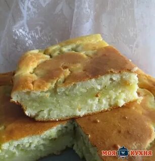 Заливной с картошкой на кефире