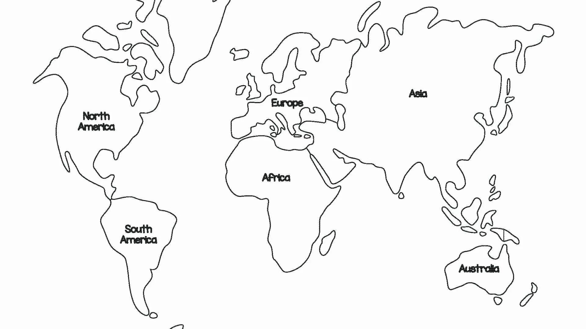 Разукрасить контурную карту. Материки раскраска для детей. Контуры материков для детей. Карта материков для детей раскраска.