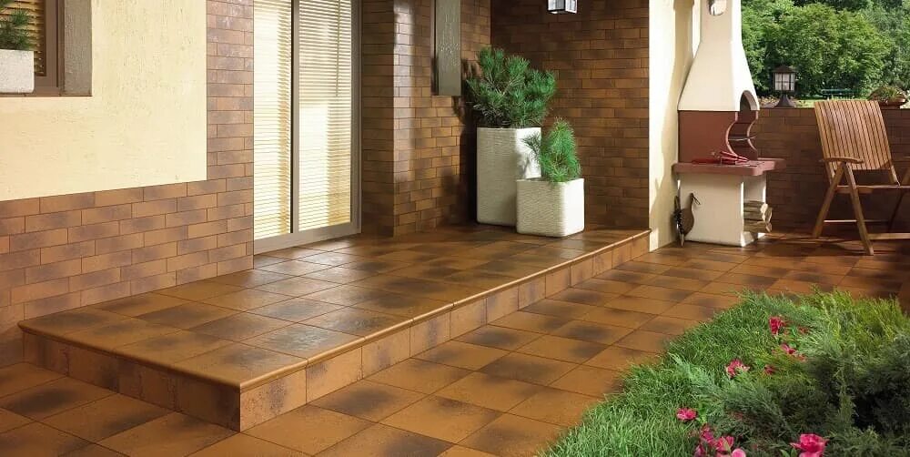 Ступень Paradyz Taurus Brown простая с носиком структурированная 30x33 - купить 