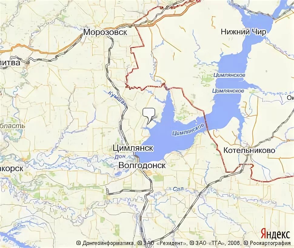 сколько ехать до цимлянска