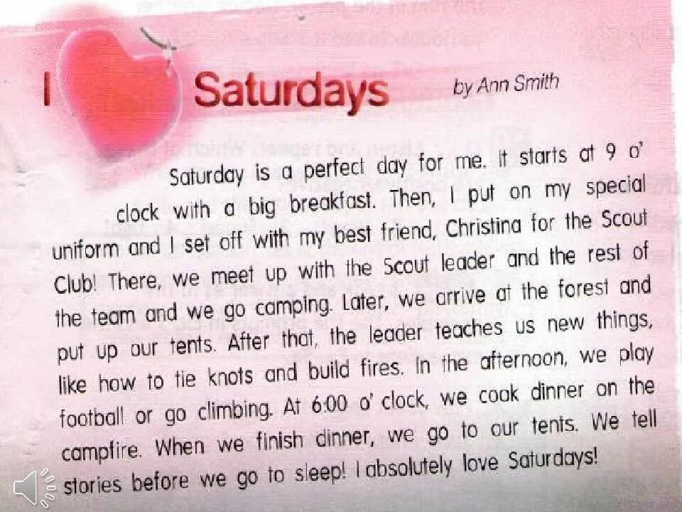 I like saturday