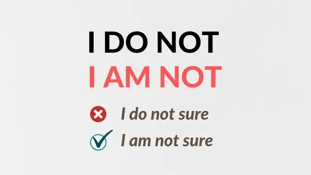 Хай ай донт. Нюансы английского. Ай доунт ноу. Разница i am not и i don't. Ай донт спик Инглиш.