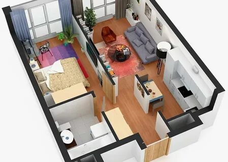 Планировка квартиры 44 кв