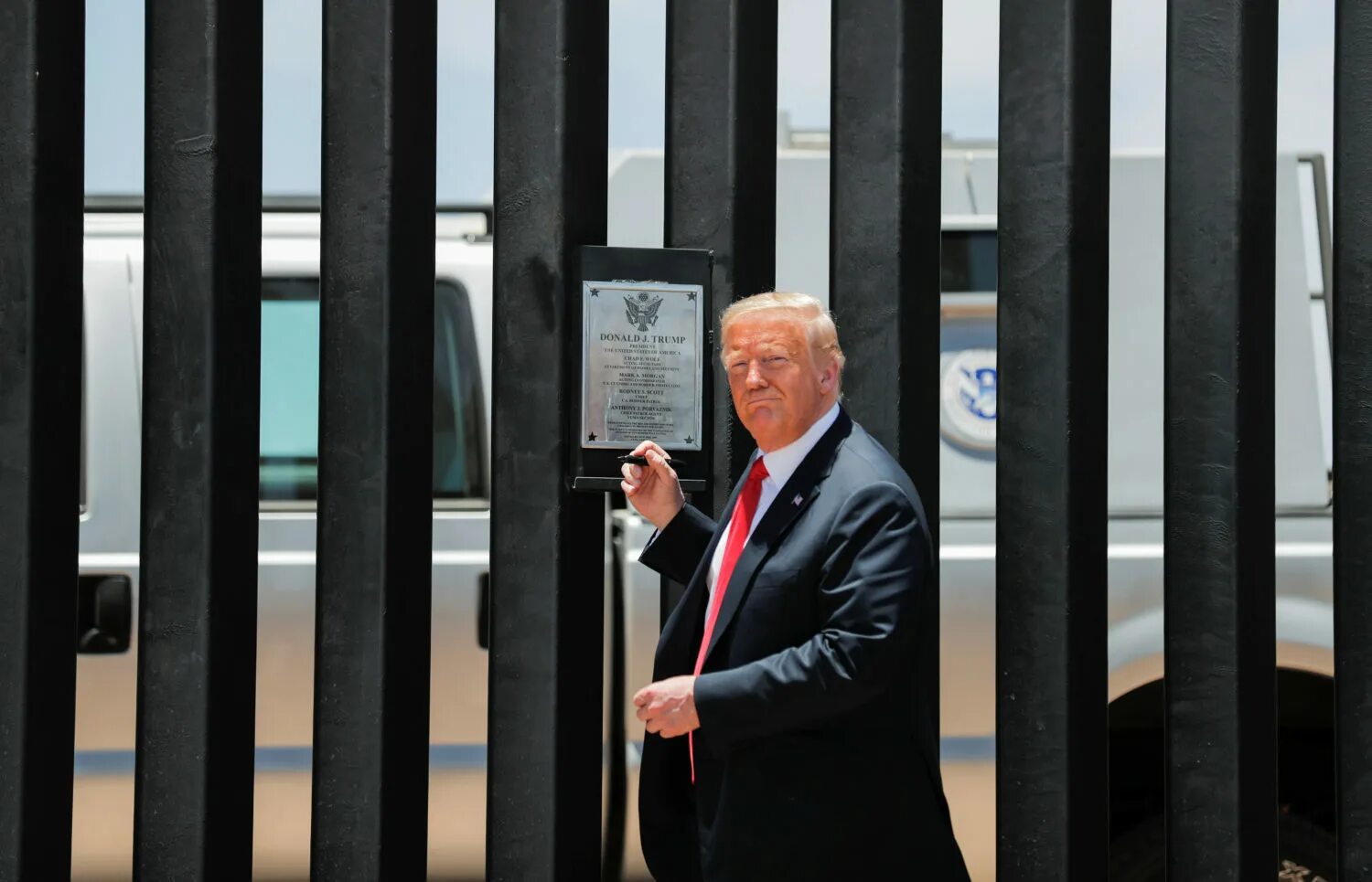Стена Трампа на границе с Мексикой