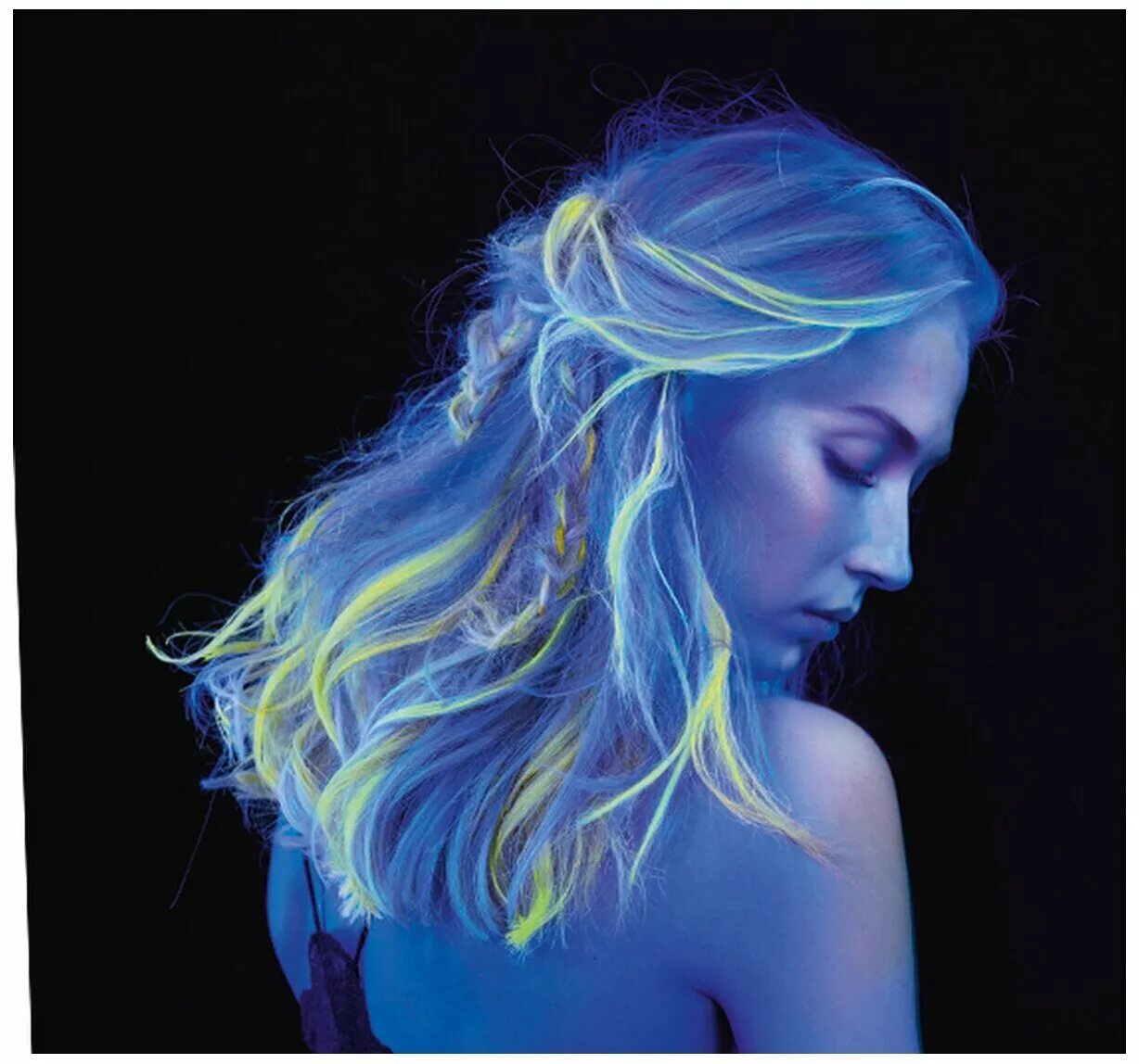 Яркое окрашивание. Неоновые волосы. Светящиеся волосы. Светящиеся волосы. Неоновые волосы.