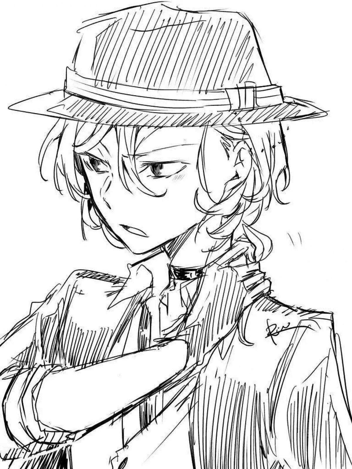 Чуя накахара арт. Чуя накахара раскраска. Великий из бродячих псов чуя для срисовки. Чуя накахара для срисовки. Нарисовать чую накахара.