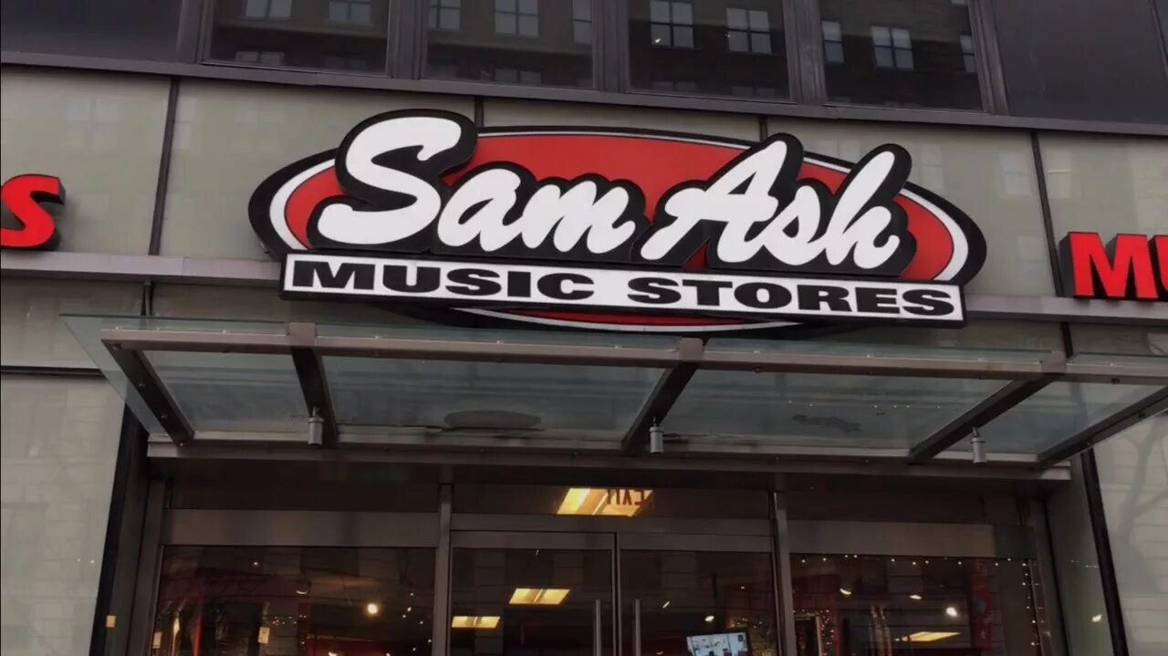 Music in you store. Sam ash music. sam ash.