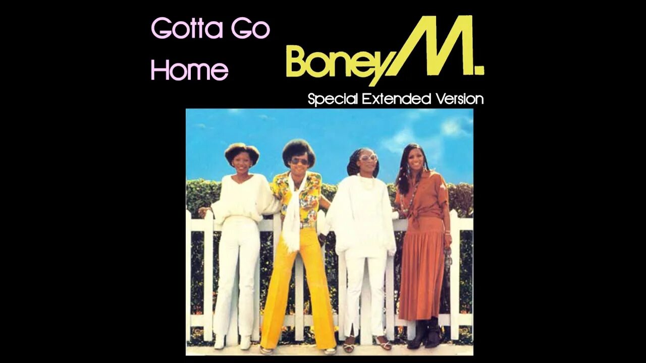 Boney m gotta. Бони м логотип. Бони м фото. Бони м Готта гоу хоум. Boney m. - gotta go Home.