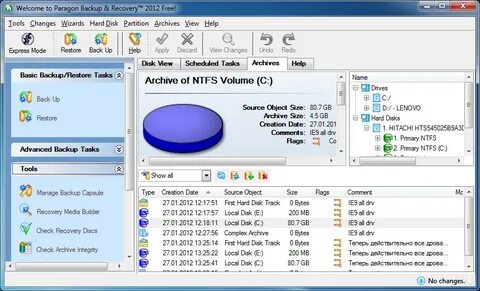 Paragon backup