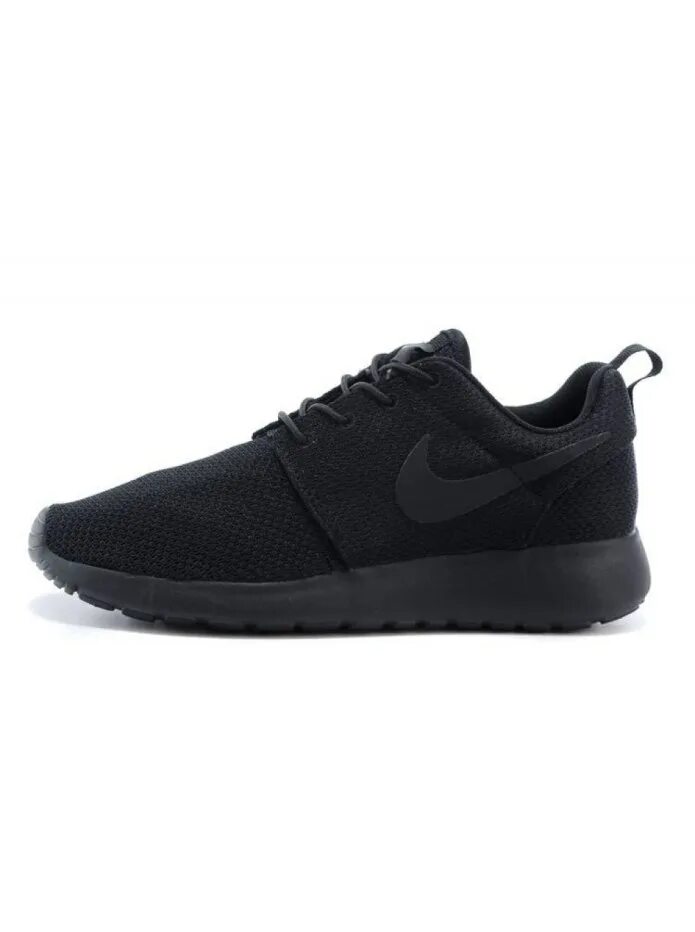 Найки с черной подошвой. Nike кроссовки Roshe Run. Nike Roshe Run черные. Nike Roshe Run Black мужские. Кроссовки найк Roshe Run мужские.