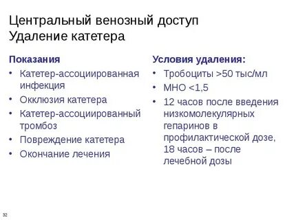 Инфекция центрального катетера