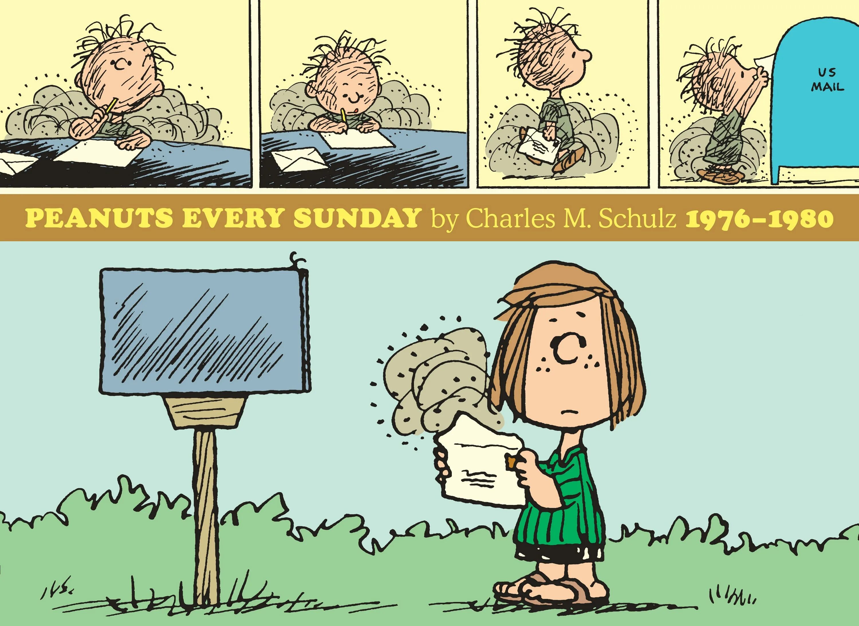 He work on sundays. Every Sunday. Charles m Schulz Peanuts Volume Six. He every Sunday. В конце every Sunday.