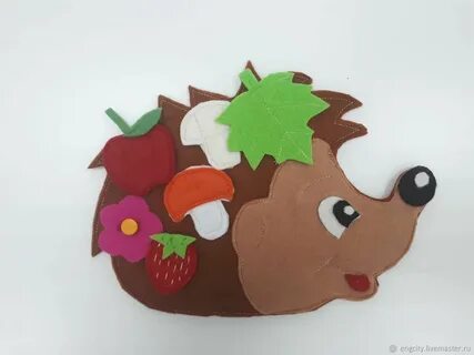 Ежик из фетра