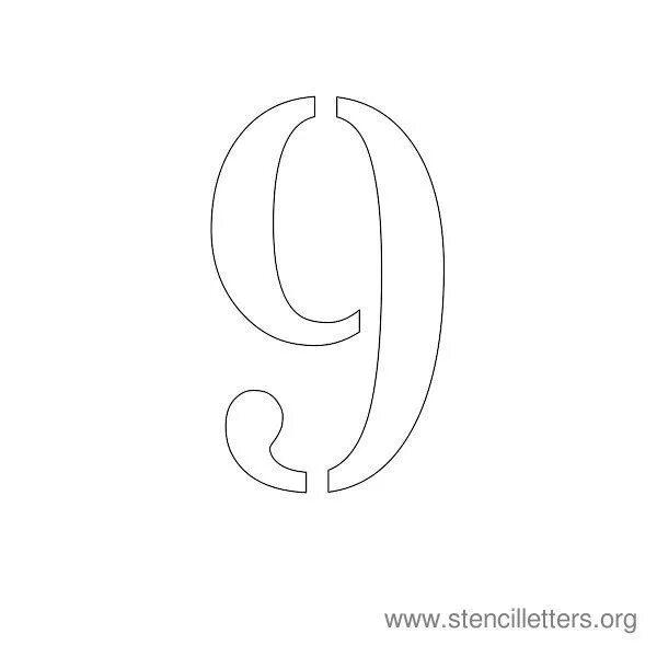 Шаблон 9 из бумаги распечатать Pin on Feltro Printable numbers, Free printable numbers, Digital stamps