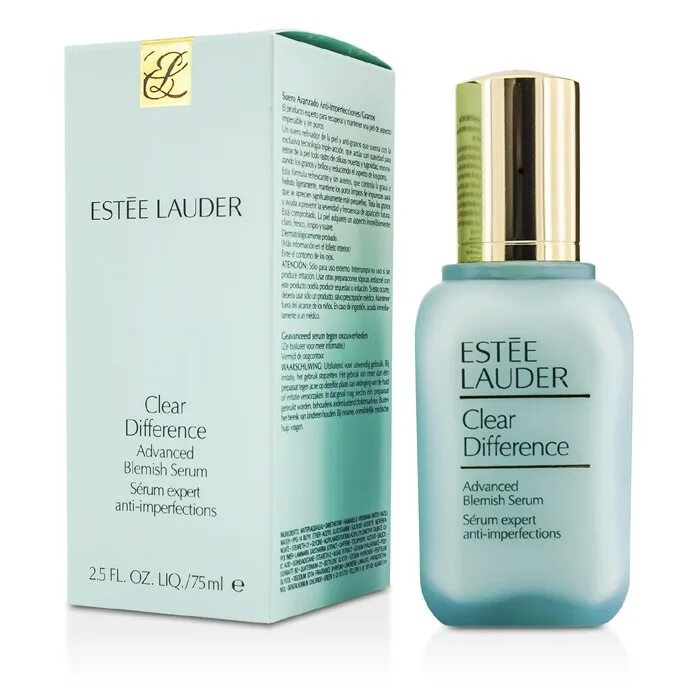 Clear difference. Estee Lauder Clear difference сыворотка. Estee Lauder Serum. Эсте лаудер сыворотка для лица. Эсте лаудер сыворотка голубая.