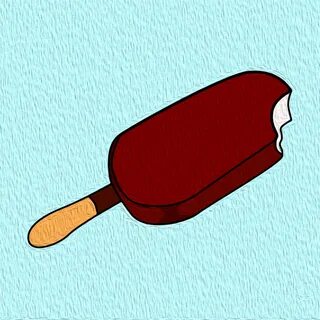 Как нарисовать эскимо