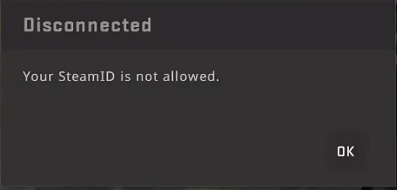 Your not allowed