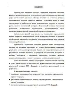 Курсовая по аудиту