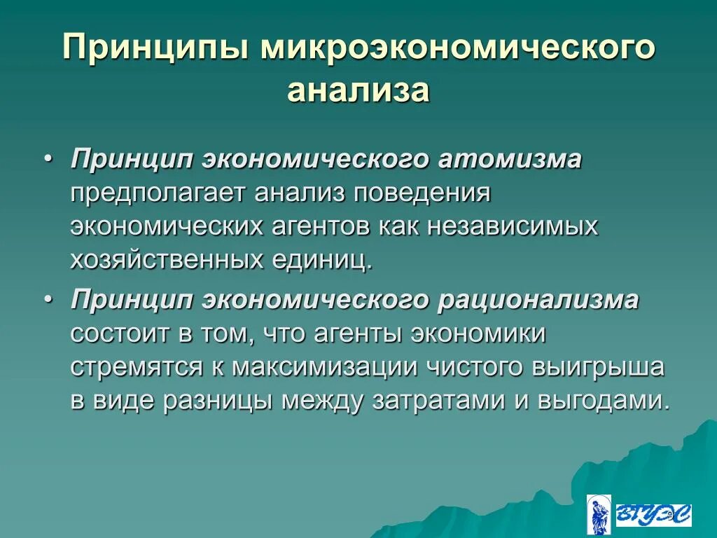 Принцип экономического атомизма. Принципы экономического поведения. Принципы экономики. Экономические принципы.