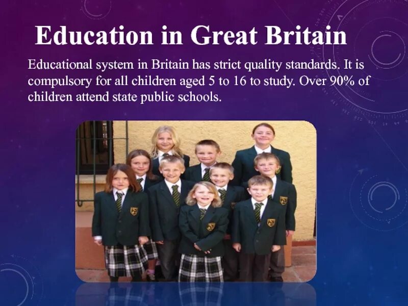 Secondary School in Britain презентация. System of Education in great Britain. School Education in great Britain. School System in great Britain презентация. Education in russia is compulsory