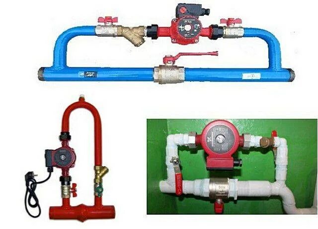 Насосный узел для систем отопления с байпасом. Кран на байпас в системе отопления. Насос для отопления циркуляционный для частного с байпасом. Байпас для циркуляционного насоса отопления.