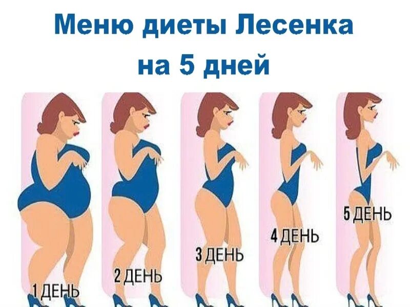 Диета для похудения лестница 5 дней. Диета лесенка 5 дней. Ступени диеты лесенка. Диета лесенка меню.