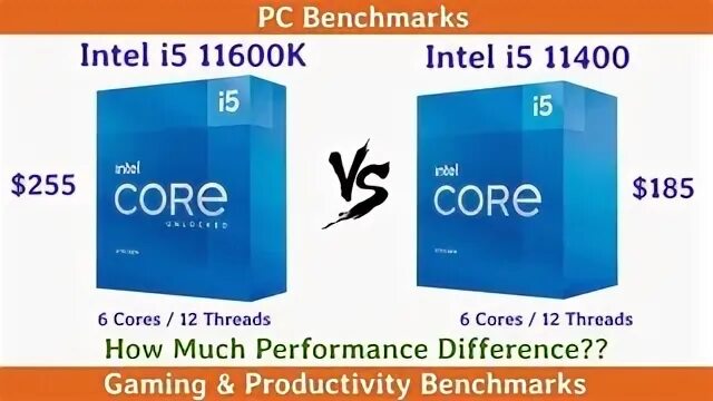 I5 11600k vs