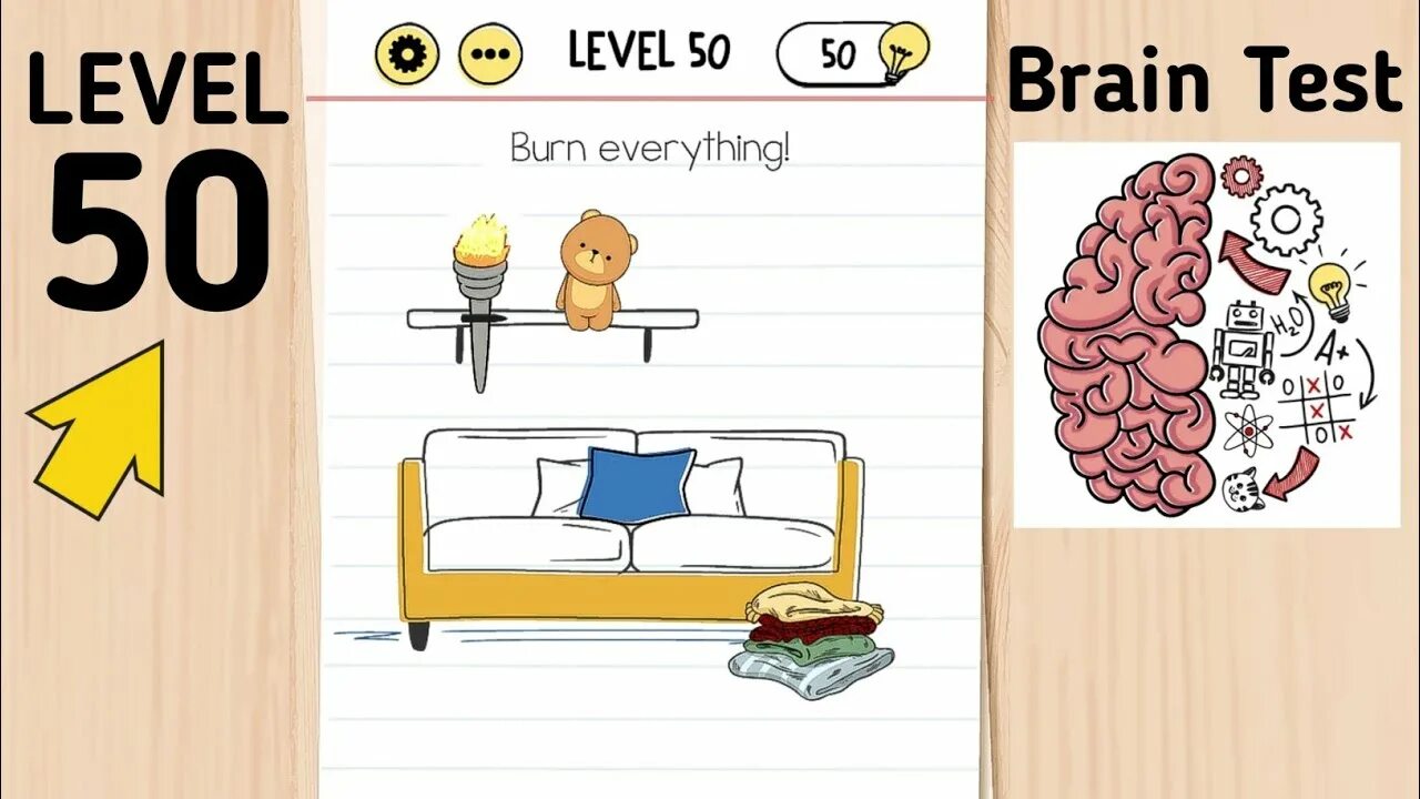 Уровень 60 в brain test. Brain Test 37 день. Игра тест на мозг 50.