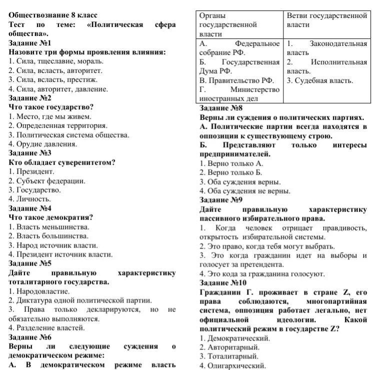 Тест политическая система 11 класс с ответами. Тест политическая сфера общества. Политическая сфера Обществознание 9 класс. Тест по теме государство 9 класс Обществознание. Тесты по теме политическая сфера.