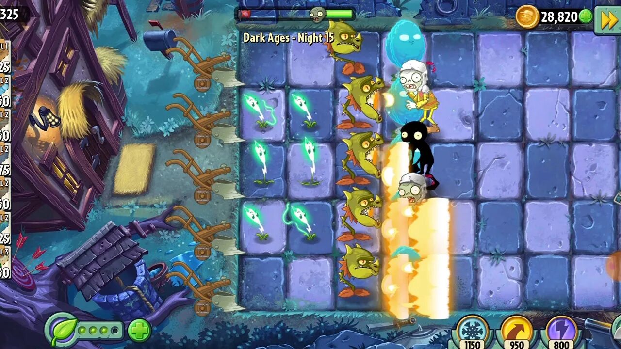 Растения против зомби dark ages. Plants vs Zombies 2 Dark ages. Растения против зомби 2 темные века. Plants vs Zombies Dark ages Stage 2.