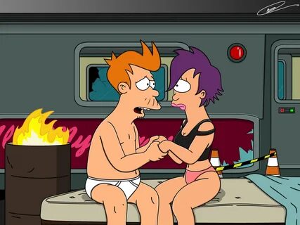 futurama fry and leela promo by immortal spider matt.