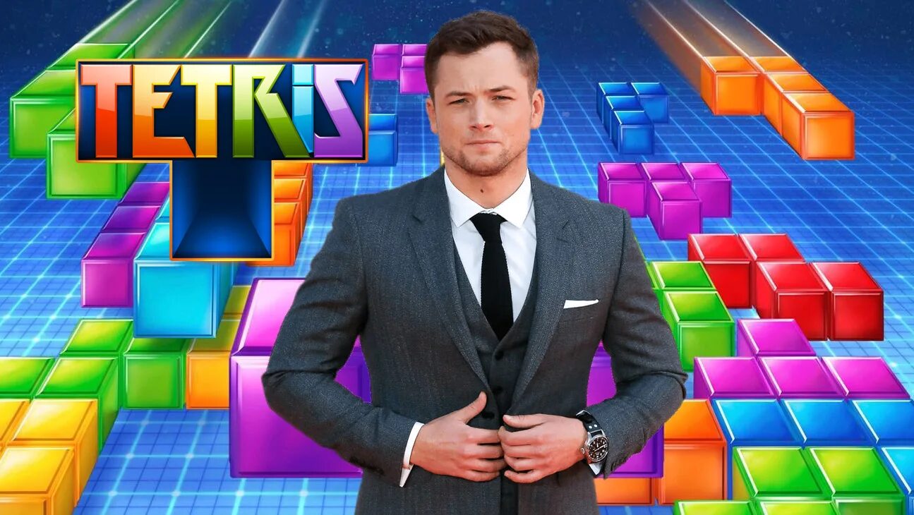 Тетрис трейлер. Taron Egerton Tetris.