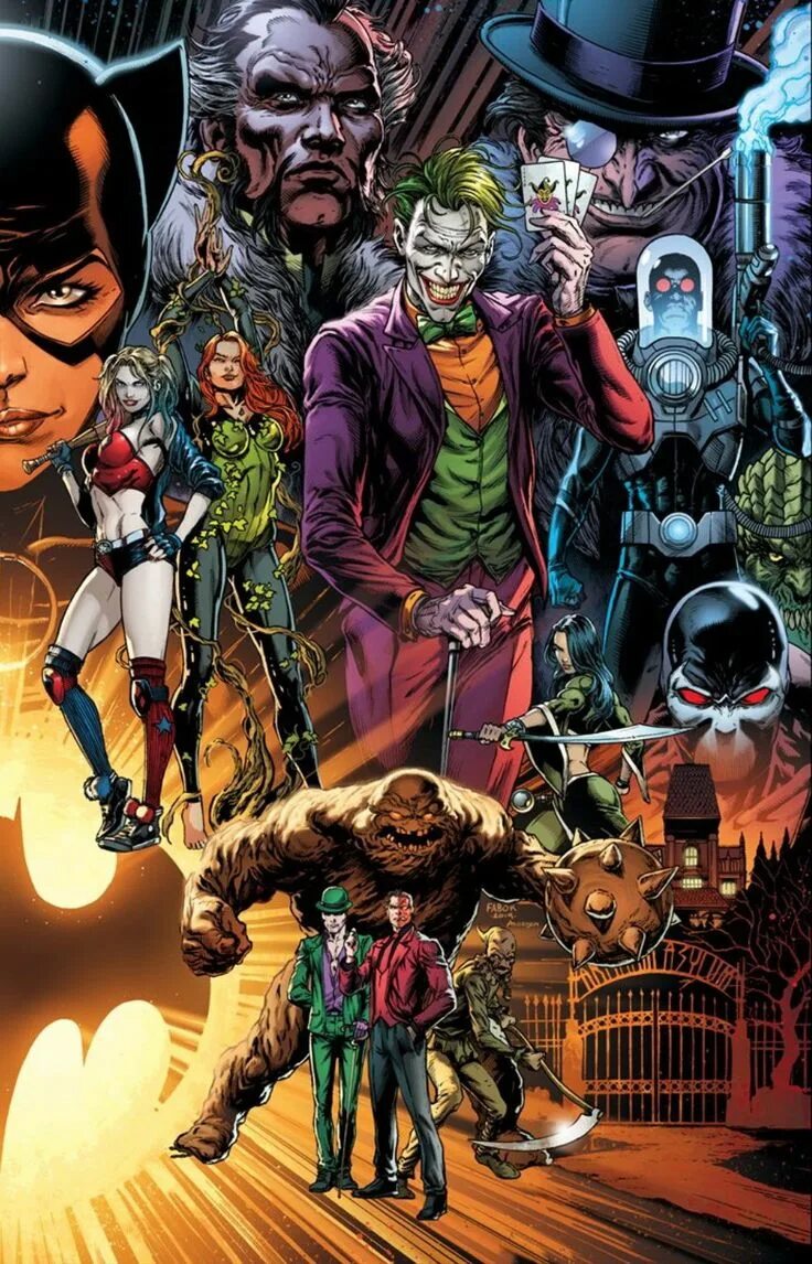 Batman Villains. Злодеи DC. Злодеи Бэтмена. Злодейки Бэтмена.