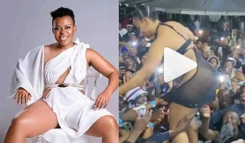 VIDEO: South African Singer, Zodwa, Allows Fans Dip Their Hands Between Her...